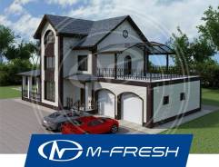 M-fresh Fazenda Garage! -зеркальный (С гаражом на две машины, терраса). 300-400 кв. м., 2 этажа, 7 комнат, бетон