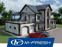 M-fresh Fazenda Garage! (Проект красивого коттеджа с большим гаражом! ). 300-400 кв. м., 2 этажа, 7 комнат, бетон