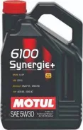 Motul 6100 Synergie+. 5W-30, �����������������, 4��. ����