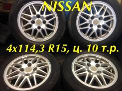 Nissan. 6.0x15, 4x114.30, ET40