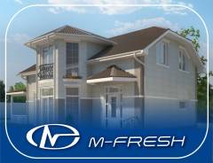 M-fresh B!g Lord (Проект дома с выразительным эркером! Посмотрите! ). 200-300 кв. м., 2 этажа, 5 комнат, бетон