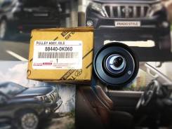 Обводной ролик. Toyota: Regius Ace, Land Cruiser, ToyoAce, Fortuner, Hilux Surf, Hiace, Land Cruiser Prado, Innova, Dyna, Kijang, Hilux Двигатели: 1KD...