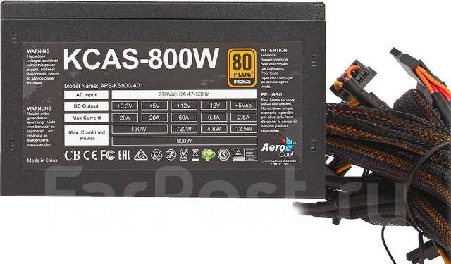 Kcas 500 схема блока питания Продано! Блок питания Aerocool KCAS 800 80+ bronze Цена/Качество), б/у, в наличи
