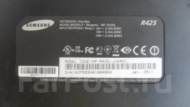 Samsung R425 ����