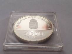 Венгрия 5000 форинтов 2008 год Олимпийские игры в Пекине Серебро Proff