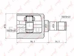 Шрус подвески. Honda: Ballade, Logo, CR-X del Sol, Civic, CR-X, Civic CRX, Domani, Civic Ferio, Partner, City, Integra SJ, Capa, Integra Двигатели: B1...