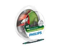 Комплект ламп H1 12V 55W P14.5S галогенная LongLife EcoVision (2шт. в блистере)