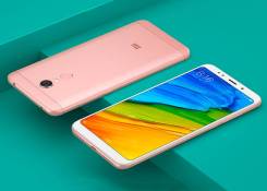 Xiaomi Redmi 5 Plus. Новый, 32 Гб, Розовый, 3G, 4G LTE, Dual-SIM