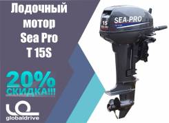 Sea-Pro. 15,00 л.с., 2-тактный, бензиновый, нога S (381 мм), 2018 год год