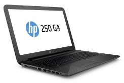 HP 250 g4. 15,6", 1,6 ГГц, ОЗУ 2048 Мб, диск 250 Гб, WiFi, Bluetooth, аккумулятор на 2 ч.