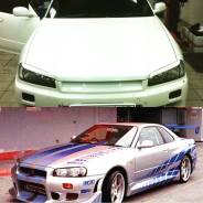 Накладка на фару. Nissan Skyline GT-R, BNR34 Nissan Skyline, BNR34, CPV35, ENR34, ER34, HR34, HV35, NV35, PV35, V35 Двигатели: RB26DETT, RB20DE, RB20D...