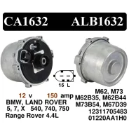 ��������� BMW CA1632 12V-150A ��� Bosch 12311705483, 12311705557, 12317508052, 12317508054, 12317508258 ����