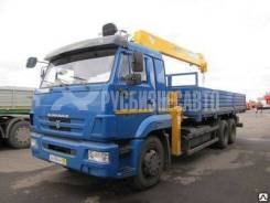 КамАЗ 65117. КМУ Камаз 65117-773010-19+Soosan SCS746L верх. упр. + борт сталь 6,8м, 6 700 куб. см., 10 375 кг., 6x4