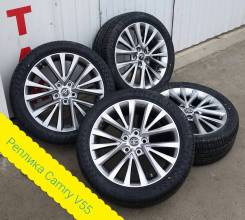 Новые 225-45-18, Toyota Camry V55, реплика, в наличии. 7.0x18" 5x114.30 ET45 ЦО 60,1 мм.