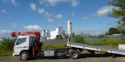 Mitsubishi Canter. Продается грузовик-эвакуатор со сдвижной платформой и гидроманипулятор, 4 900 куб. см., 4 000 кг.