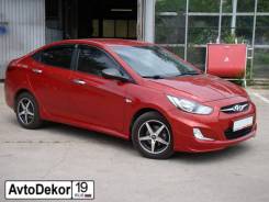 Накладка на порог. Hyundai Solaris, RB Двигатели: G4FA, G4FC