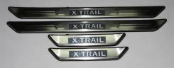 Накладки на пороги Nissan X-Trail (07-14) Pgs SP-027