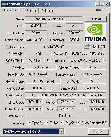 GeForce GTX 970 ����