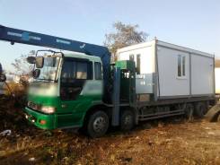 Hino Profia. Сороконога 10-12тн с манипулятором 5 тонн Тадано 600, 17 000 куб. см., 10 000 кг.