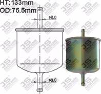 Фильтр топливный FS304M FS304M JS Asakashi FS304M