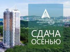 1-комнатная, проспект 100-летия Владивостока 180 стр. 2. Заря, застройщик, 31 кв. м.