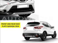 Накладка на бампер. Nissan Qashqai, J11. Под заказ