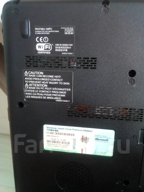 Toshiba Satellite L505D. 15.6", ��� 3072 ��, ���� 250���, ����������� �� 1��. ����