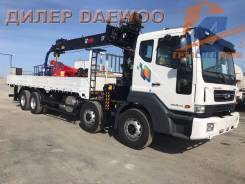 Daewoo Novus. 19 тонн с краном манипулятором Hiab270 в наличии, 10 964 куб. см., 19 000 кг.