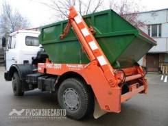 Рарз МК-3412-01. Мусоровоз МК-3412-01 на шасси МАЗ-5550В2 контейнерный, 6 650 куб. см.