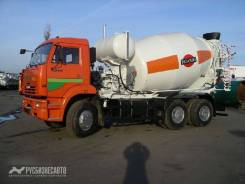 Камаз 6520. Автобетоносмеситель 69366V шасси Камаз-6520 9м3 400л/с (ЕВРО 4)отбор, 9,00 куб. м.