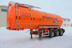 Сеспель SF3B30. Полуприцеп-цистерна SF3B30 (термос 150мм, нержавейка)