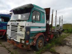 Scania, 1990 в Выборге Scania. Лесовоз , 14 000 куб. см., 27 500 кг., 6x2