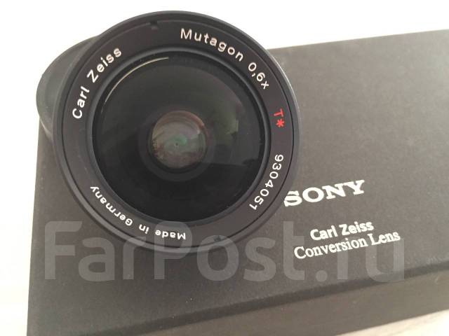 Линза Sony Carl Zeiss 0,6x Mutagon T*, новый, в наличии. Цена: 1 000₽ во  Владивостоке