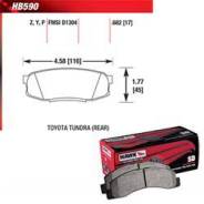 Колодки тормозные. Lexus LX450d, URJ201, URJ202, VDJ201 Lexus LX570, URJ201, URJ201W, URJ202, VDJ201 Lexus LX460, URJ201, URJ202, VDJ201 Toyota Land C...