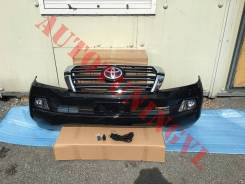 Бампер. Toyota Land Cruiser, GRJ200, GRJ76K, GRJ79K, J200, URJ200, URJ202, URJ202W, UZJ200, UZJ200W, VDJ200 Двигатели: 1GRFE, 1URFE, 1VDFTV, 3URFE