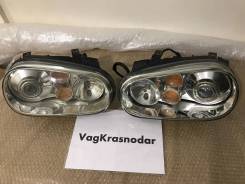 Фара. Volkswagen Golf, 1E7, 1J1, 1J5 Двигатели: AAM, ADZ, AEH, AFN, AFT, AGG, AGN, AGP, AGR, AGU, AGZ, AHF, AHU, AHW, AJM, AKL, AKQ, AKR, AKS, ALE, AL...