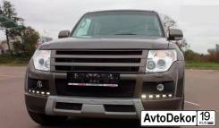 Решетка радиатора. Mitsubishi Pajero, V83W, V85W, V87W, V88W, V93W, V97W, V98W Двигатели: 4M40, 4M41, 6G72, 6G74, 6G75