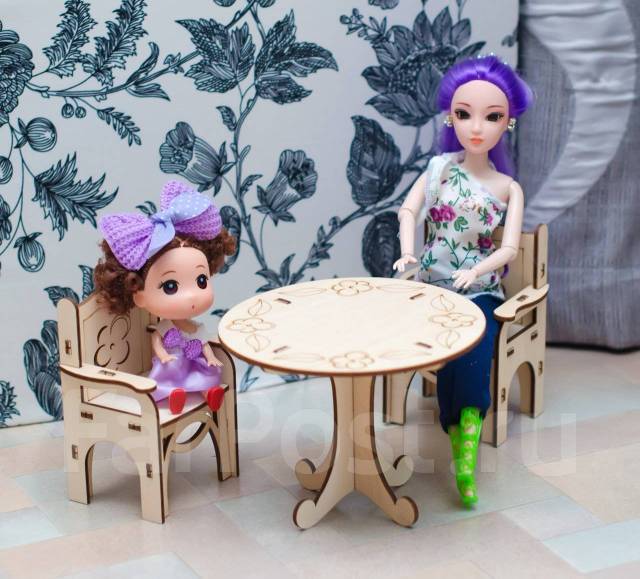 Мебель из картона для кукол | Мебель из картона, Мебель для барби, Мебель для кукол