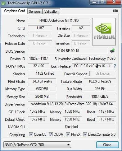 GeForce GTX 760 ����