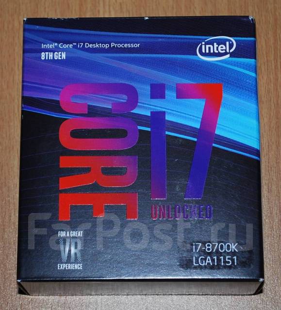 Intel Core i7-8700K BOX, б/у, в наличии. Цена: 23 500₽ в Уссурийске