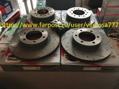 Диск тормозной. Toyota Land Cruiser Prado, GRJ120, GRJ120W, GRJ125, GRJ125W, KDJ120, KDJ120W, KDJ125, KDJ125W, RZJ120, RZJ120W, RZJ125, RZJ125W, TRJ12...