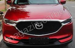 Молдинг решетки радиатора. Mazda CX-5, KF, KF2P, KF5P, KFEP Двигатели: PEVPS, PYRPS, PYVPS, SHVPTS