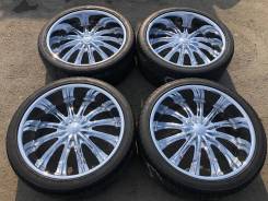 Зеркальные Мега-Полки Borghini 295/35/24 Infinity QX56, Nissan Patrol. 10.0x24" 6x139.70 ET13 ЦО 108,0 мм.