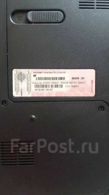 HP Pavilion g6. 15.6", 1 800����, ��� 512 ��, ���� 320���, WiFi: 1, Bluetooth: 1, ����������� �� 3��. ����