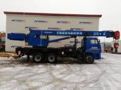 Галичанин КС-55713-1. Кран автомобильный КС-55713-1 на шасси Камаз 65115-L4, б/у 2015 г.,, 6 700 куб. см., 25 000 кг.