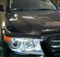 Накладка на фару. Toyota Land Cruiser, GRJ200, GRJ76K, GRJ79K, J200, URJ200, URJ202, URJ202W, UZJ200, UZJ200W, VDJ200 Двигатели: 1GRFE, 1URFE, 1VDFTV...