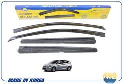 Дефлекторов окон !black, к-т 4штHyundai Solaris Hatchback 11 AMD.DK168_к-т AMD AMDDK168