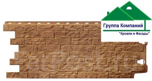 Фасадные, цокольные панели Эдель: Родонит, Гарантия 50лет, в наличии ...