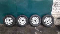 Продам Диски с Резиной 4*100 Bridgestone V600 165*80 R13LT 6PR 2015г. 5.0x13" 4x100.00
