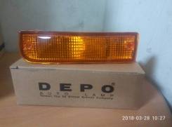 Повторитель поворота в бампер. Toyota Hilux Surf, LN130W, KZN130W, LN130G, KZN130G, YN130G, VZN130G Двигатели: 2LTE, 1KZTE, 3YE, 2LT, 3VZE